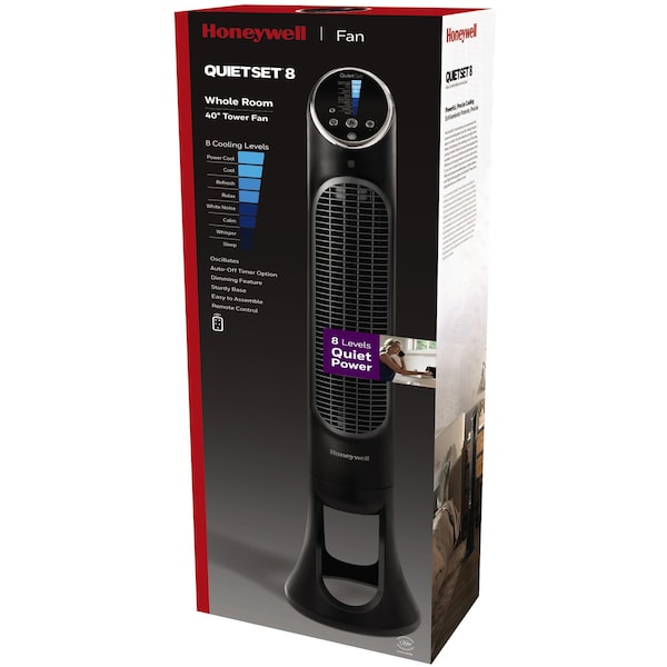 FAN, TOWER, WHOLE ROOM, QUIETSET, HONEYWELL